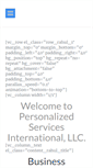 Mobile Screenshot of personalizedservicesinternational.com